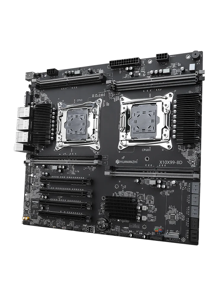 X10X99 8D IPMI Dual-Motherboard 2*Xeon E5 V3 V4 CPU DDR4 ECC Max 512GB Quad-Channel M.2 NVMe 2.5G LAN 4*Pcle x16 10*SATA