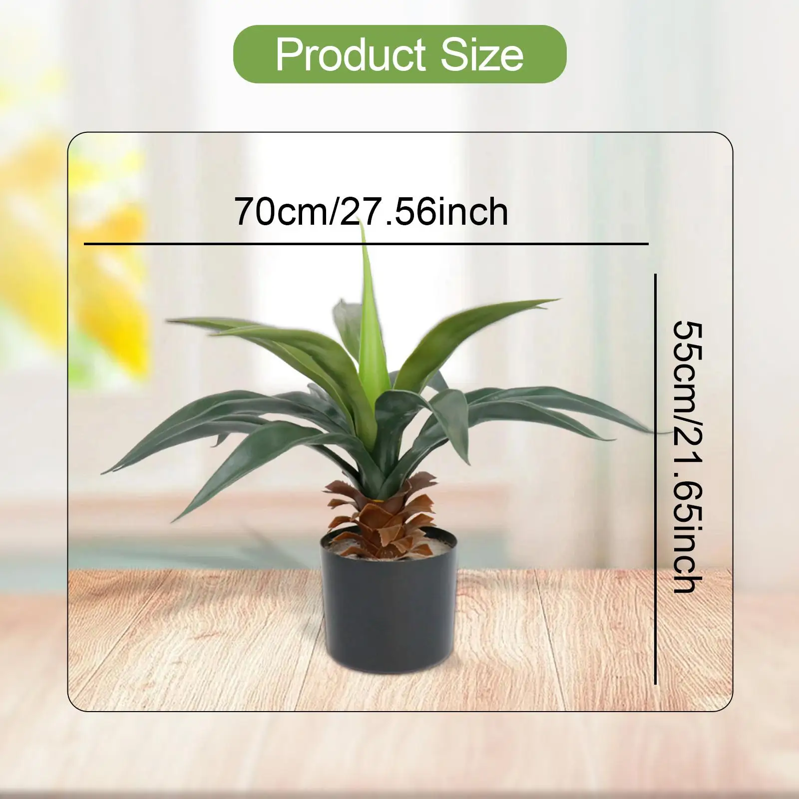 نبات صناعي حديث نابض بالحياة لرف الطاولة في الأماكن المغلقة والخارجية #6