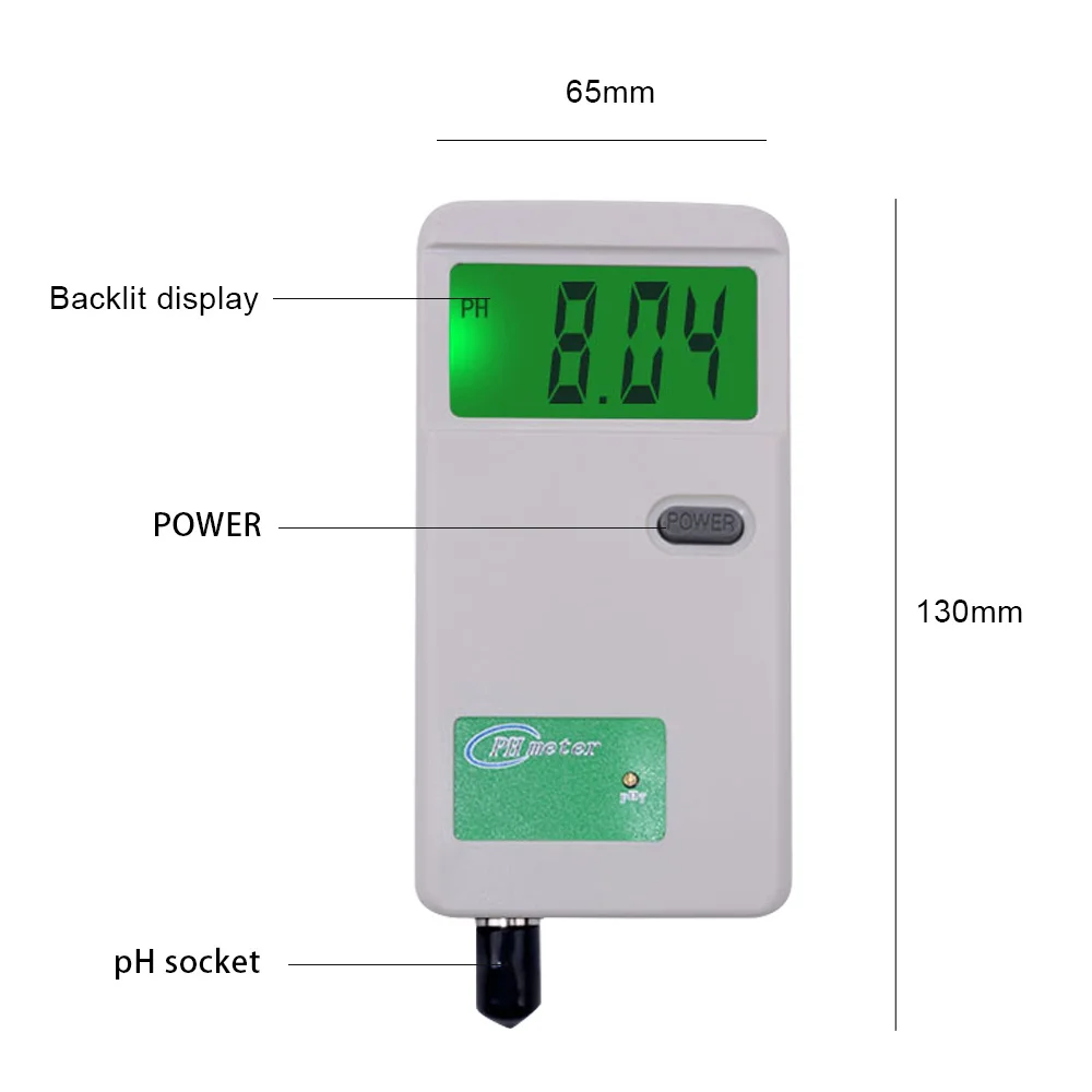 Imagem -03 - Meter com Qualidade Pureza Digital Water Tester para Biologia Chemical Laboratory Ph3012b ph