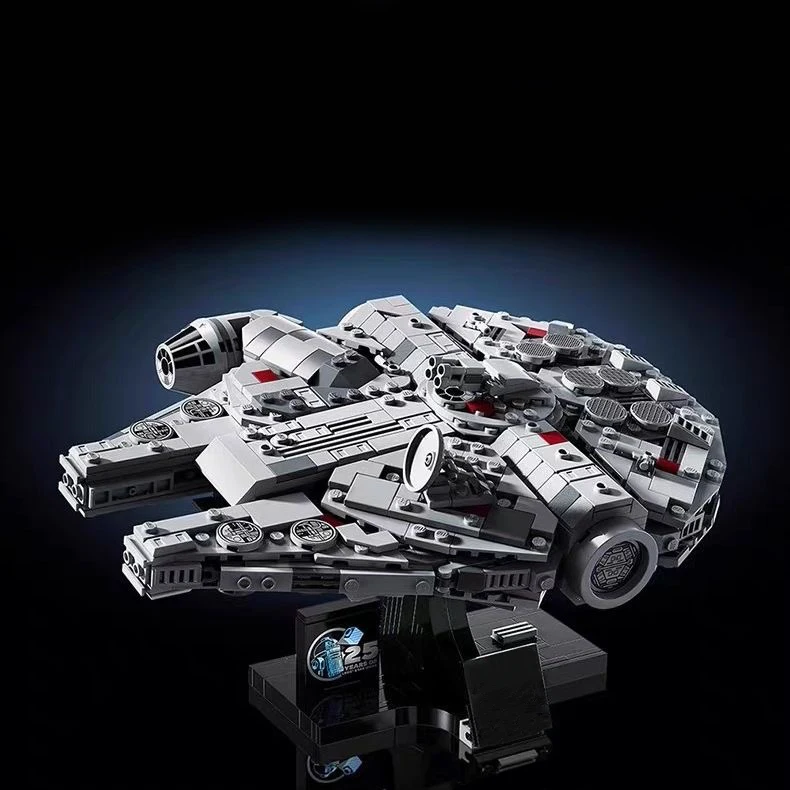 HOT TOY 2024 New 75375 Falcon Bricks Compatible Millennium Building Block Toys for Boys Gift for Kids Model Christmas gifts