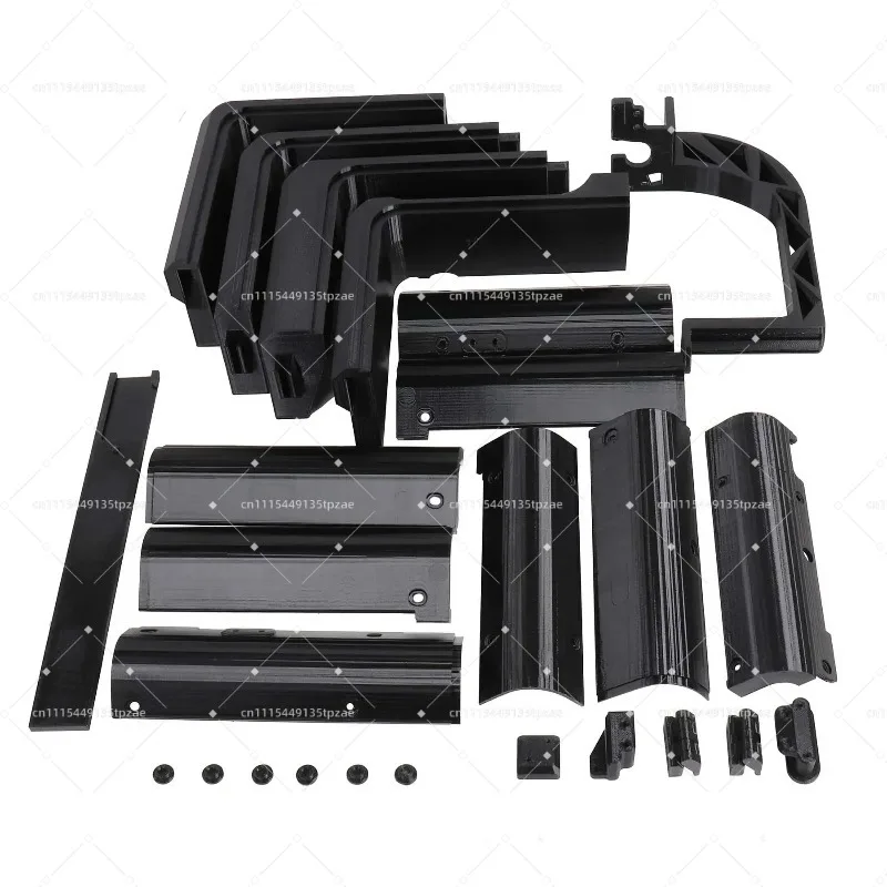 3mm Clear Polycarbonate Enclosure Panel Kit, DIY Enclosure with Printed Parts for 3D Printer