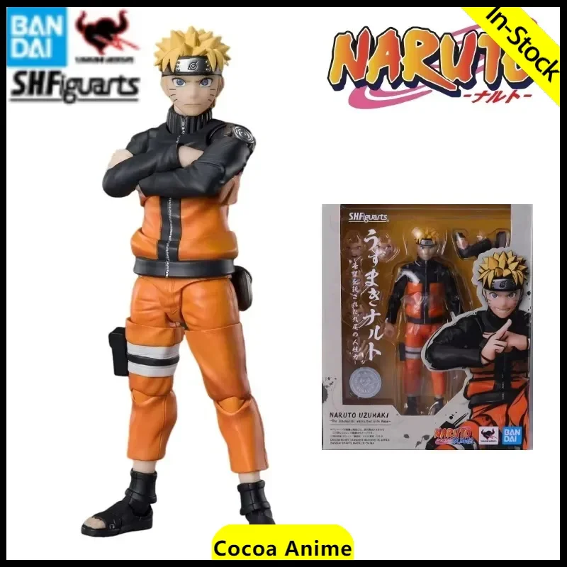 

In Stock BANDAI S.H.Figuarts Uzumaki Naruto The Nine-Tailed Jinchuuriki Given Hope Anime Action Figure Toys Gifts Collectible