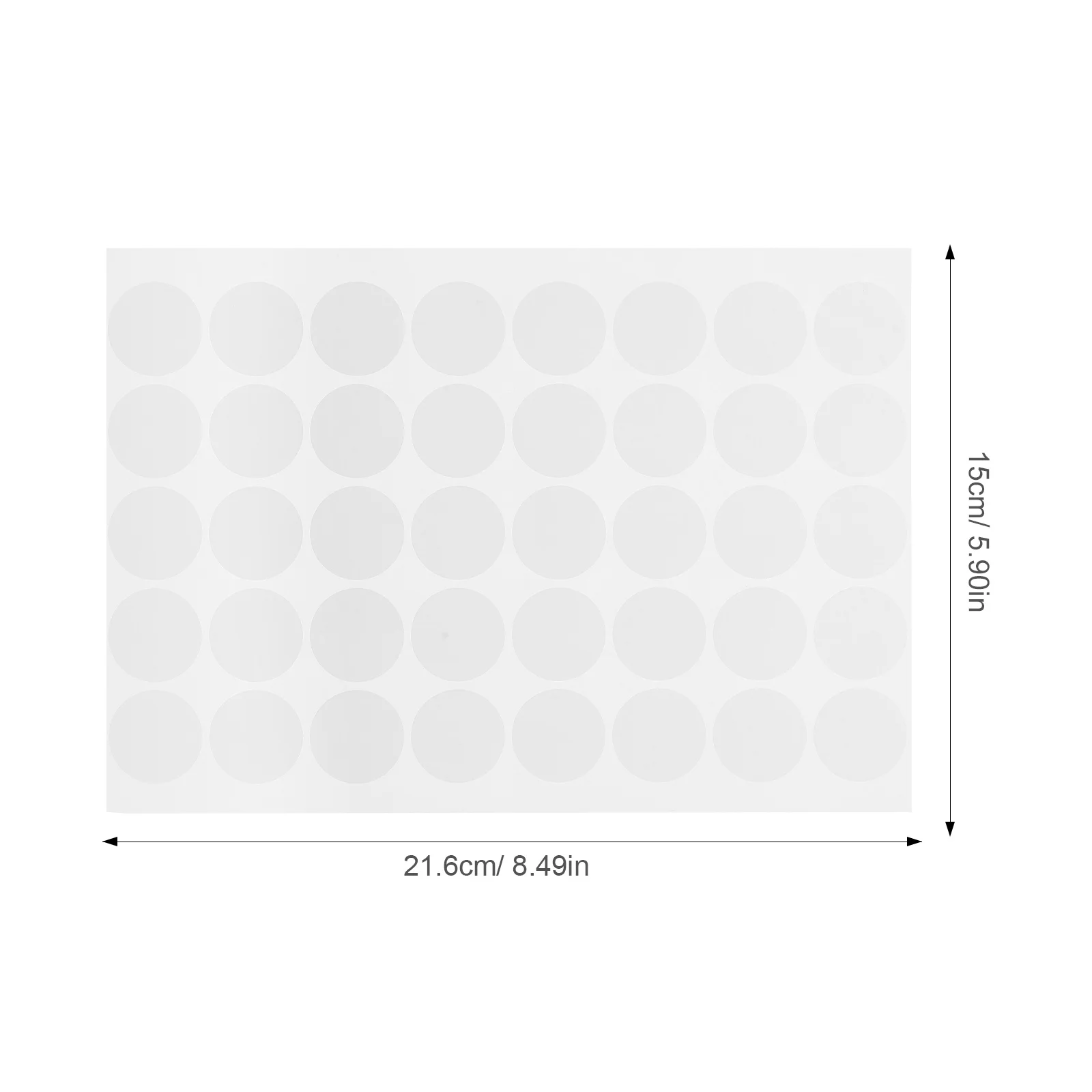 10 Sheets Circle Label Stickers Removable Adhesive Dots for Business Displays Gift Sealing Paperwork Sorting Organization
