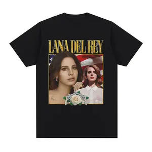 Women's Short Sleeve T -Shirt, Lana Del Rey, Ultraviolence, Music Album, Vintage, Hip Hop, Streetwear, Plus Size 8 Main Sales Plus Size Women's Blouse - №4