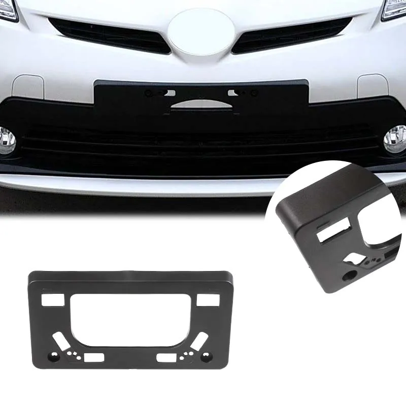 

For Toyota Prius 2012-2015 ABS black car front license plate bracket car accessories OE: TO1068120 / 52114-47130 5211447130