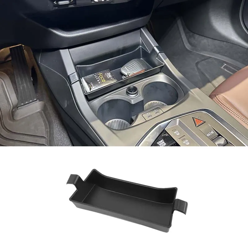 

Черный АБС-пластик для BMW 2 серии F44 2020-2025, ящик для хранения центральной консоли автомобиля, многофункциональный ящик для хранения, аксессуары для салона автомобиля