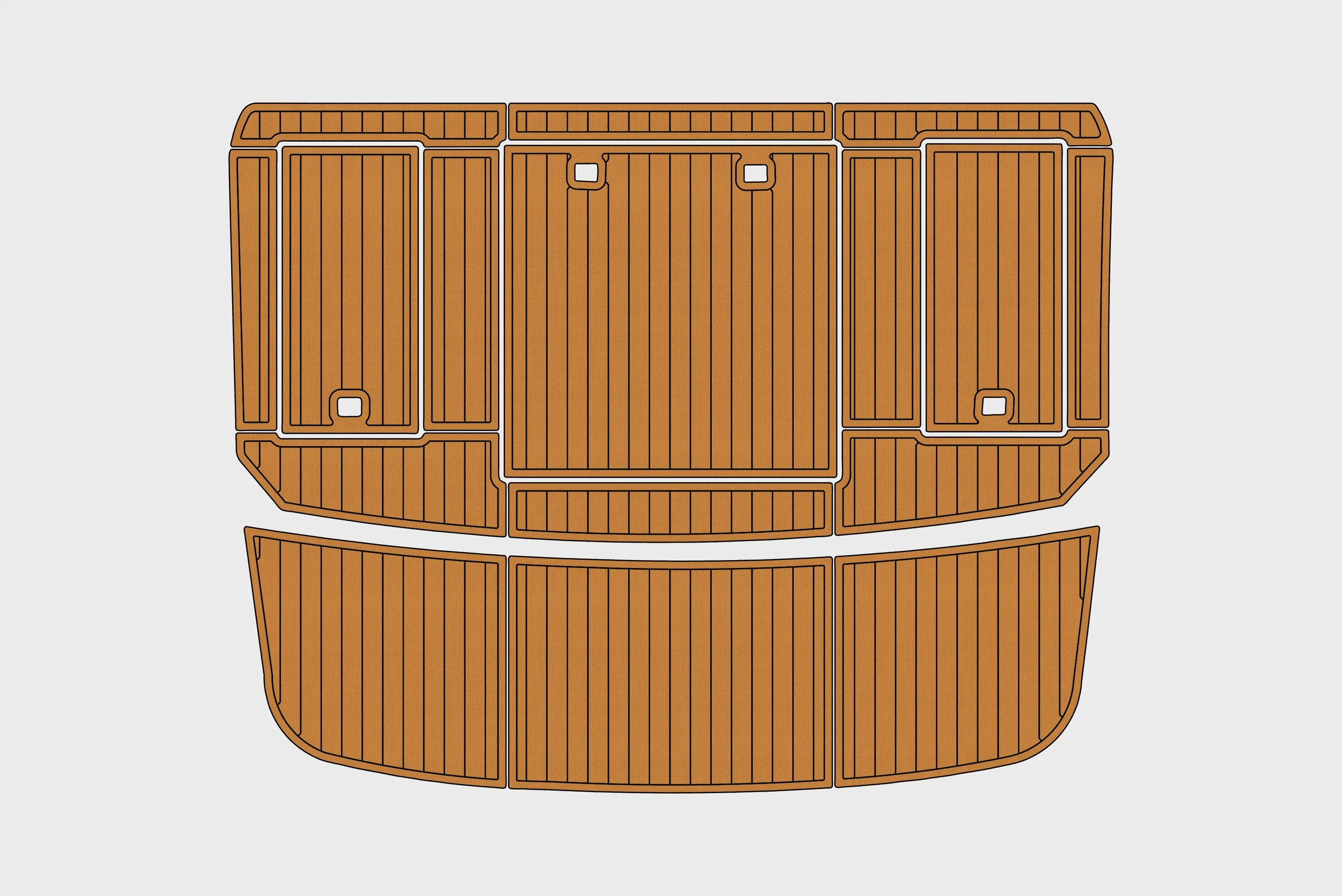 

Нескользящий морской коврик из искусственного тикового дерева из ЭВА, самоклеящийся коврик для яхты, кокпита диаметром 6 мм для Carver 330 Mariner 1995-1996 годов, легко устанавливается