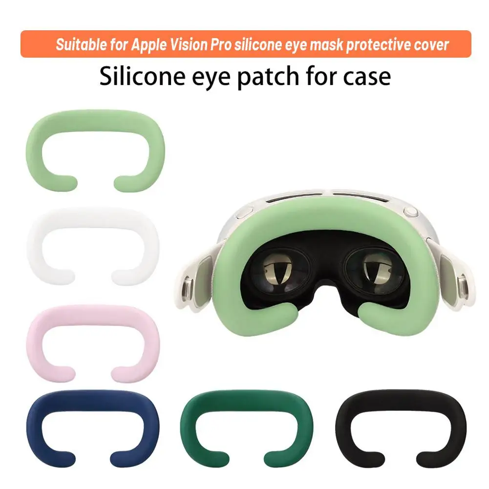 Suitable For Apple Vision Pro Silicone Protective Cover Replacement Face VR Eye Mask Pad Sweatproof Cover VR Glasses Accessories