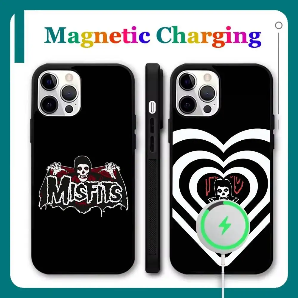 

Misfits The Devils Rain Phone Case For iPhone 16,15,14,13,12,11,Pro,Max,Plus,Mini,SE New Magsafe Magnetic Wireless Charging
