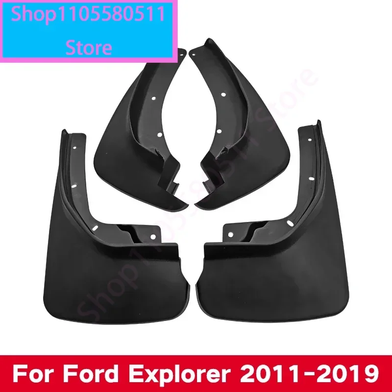 MudFlaps For Ford Explorer 2011-2023 U502 U625 Mud Flaps Splash Guard Mudguards Front Rear Fender Auto Styline Car Accessories
