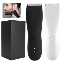 Cortadora de pelo profesional para hombres, recortadora de barba, Afeitadora eléctrica para áreas íntimas, máquina de afeitar de seguridad