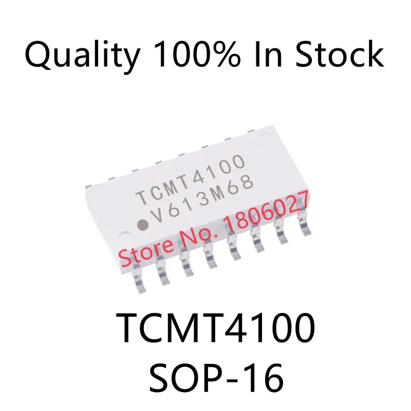 10PCS/LOT   TCMT4100  chip SOP-16 optocouplers new original