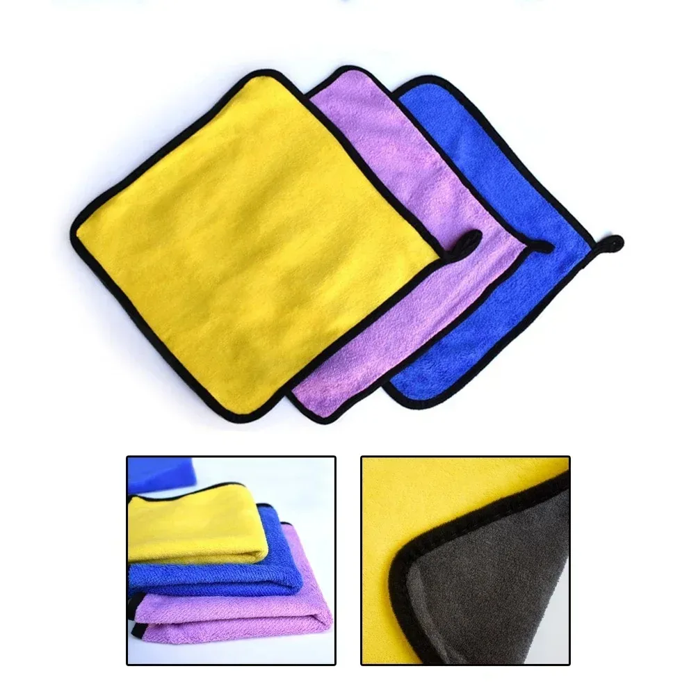 

1pc Multi Purpose Non-Stick Bait Fishing Towel Thickened Absorbent Fiber Cloth Scratch-Free for Rod Paint Car Cleaning Portable