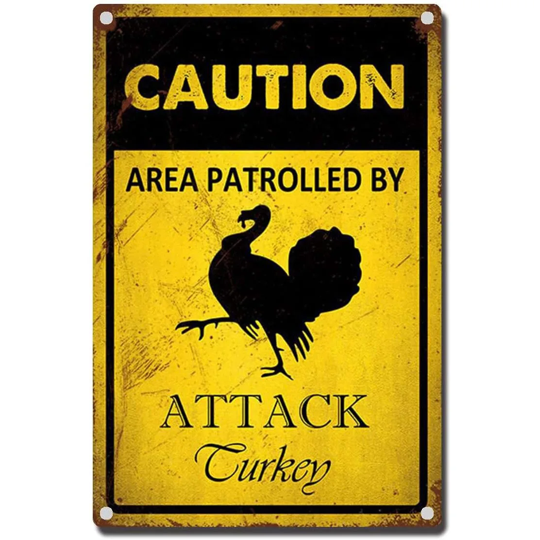 Caution Metal Tin Signs Warning Wall Decoration Plaque Vintage Art Poster Iron Painting for Man Cave Home Cafe Garden Club Bar