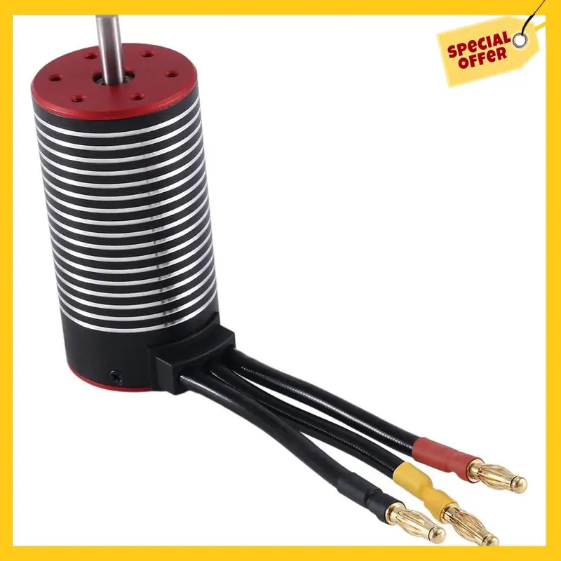 ABDE-3670 Бесщеточный двигатель 1900KV 2650KV 2850KV для 1/8 1/10 1/12 1/14 RC Car Drift Racing Off-Road Monster Truck