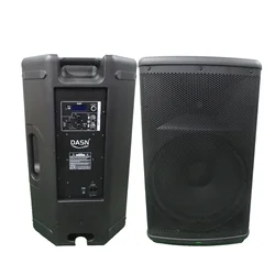 DASN SCS15DC 15 Inch 2000W Professional Active Square DJ Stage Sound Home Theatre Cinema Audio Plastic Full Frequency PA Speaker