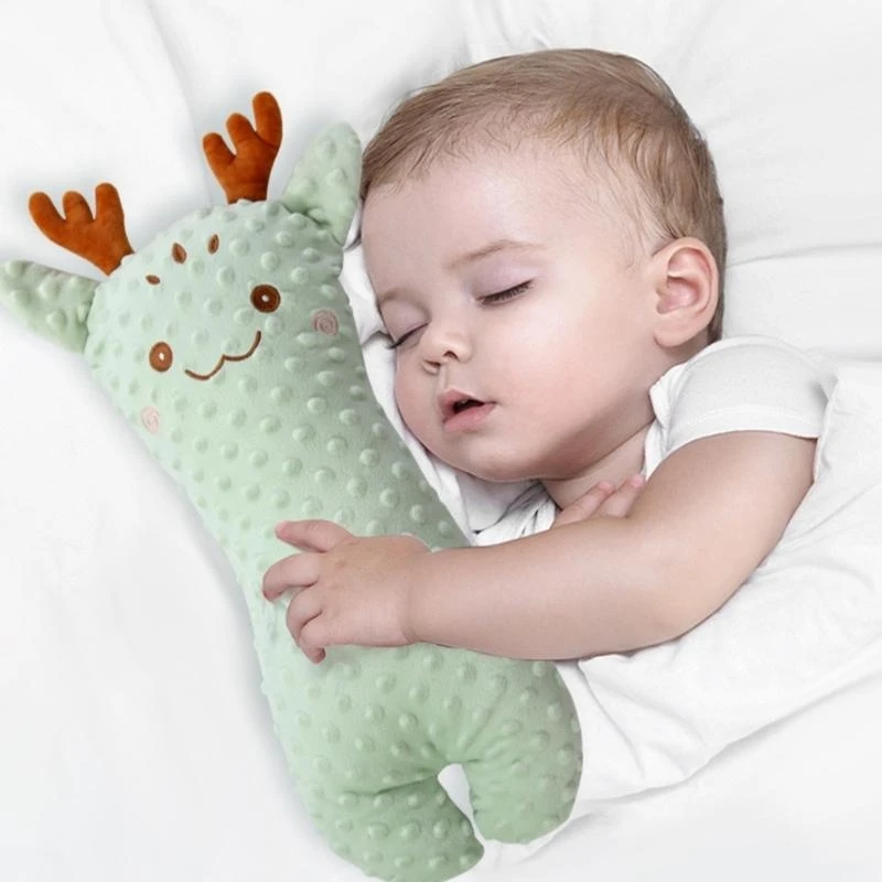 وسادة نوم جانبية J15U، دمية مريحة جميلة، لعبة مهدئة للنوم المريح