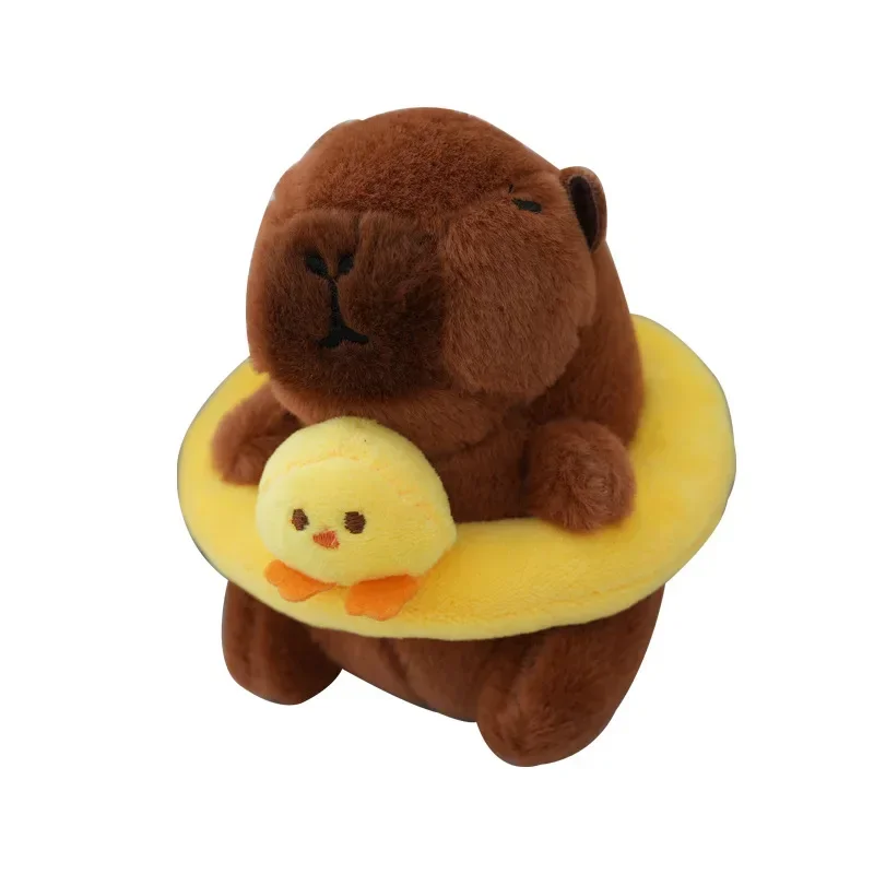 1-20PCS Kapybara Knuffel Sleutelhanger Zomer Smaak Water Dolfijn Cartoon Leuke Pluche Charms Bag Charms Kerst decoratie