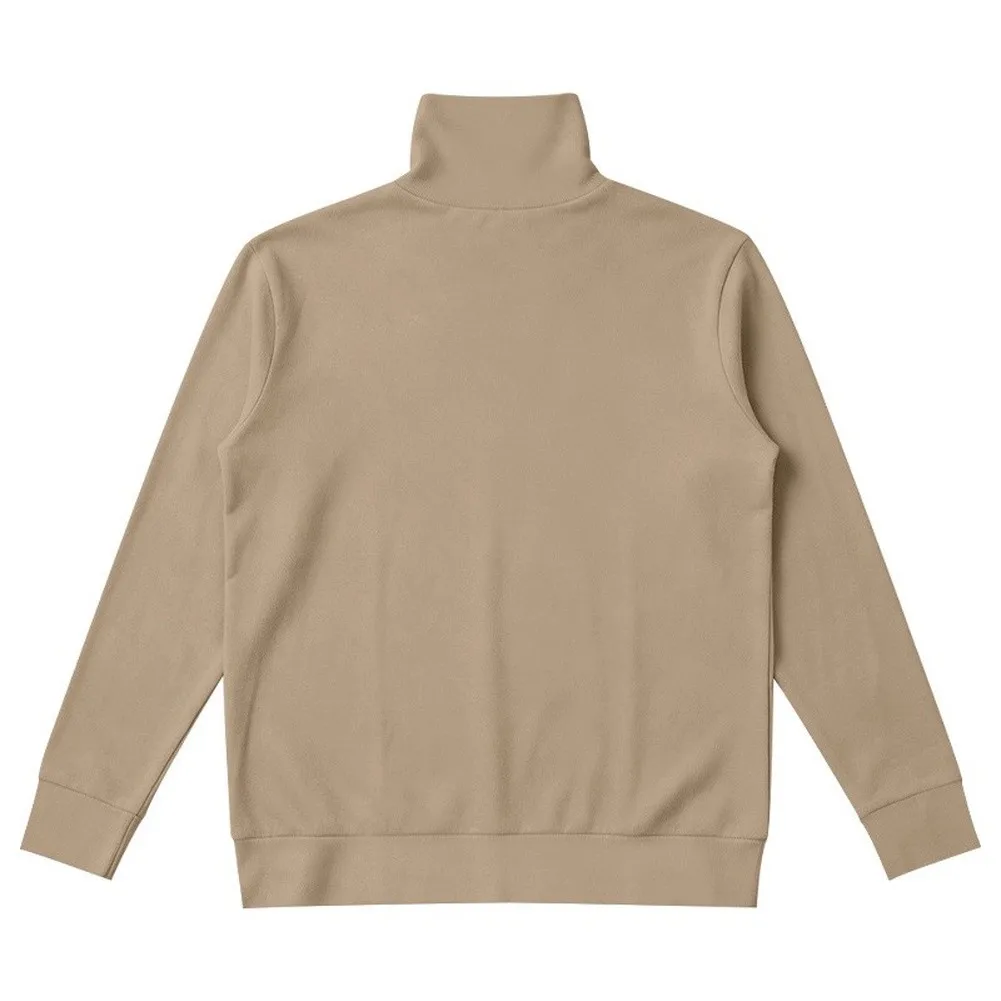 Men's Casual High Neck Knitted Sweater Autumn And Winter Top  Collar Long Sleeved Underwear Walking Men's T-Shirt