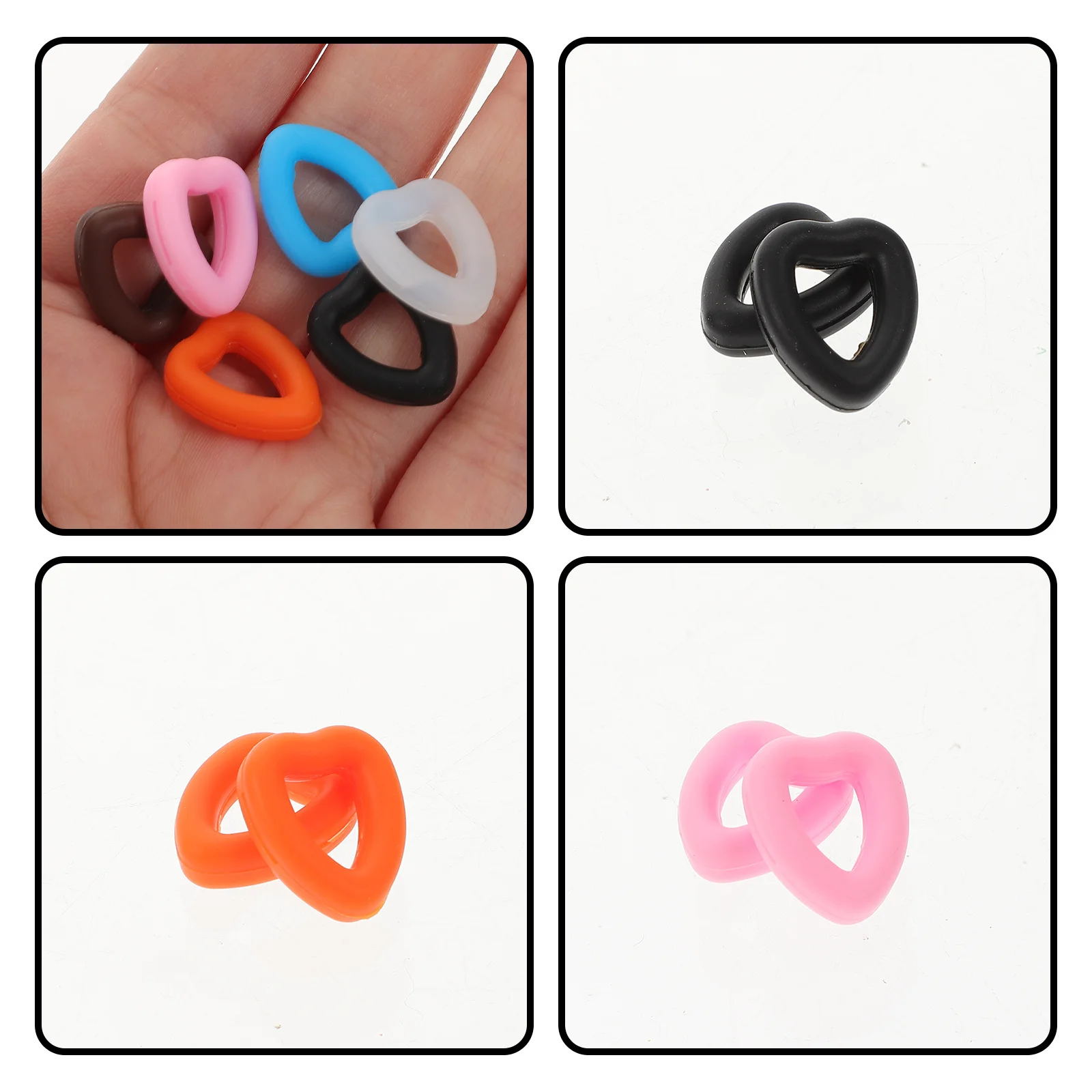 

30 Pairs Non-Skid Silicone Glasses Ear Grips Eyeglass Holders For Sports Running Swimming Outdoor Retainers Eyewear Accessories