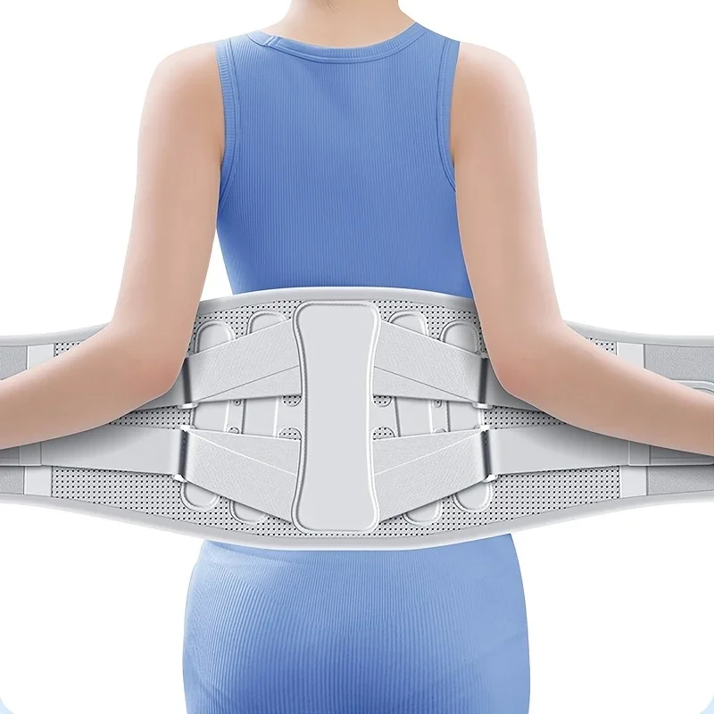 

Back Support Belt -Adjustable, Bionic Arc Steel Plate for Posture,Posture Support Belt|Curved Steel Plate|Adjustable Strap