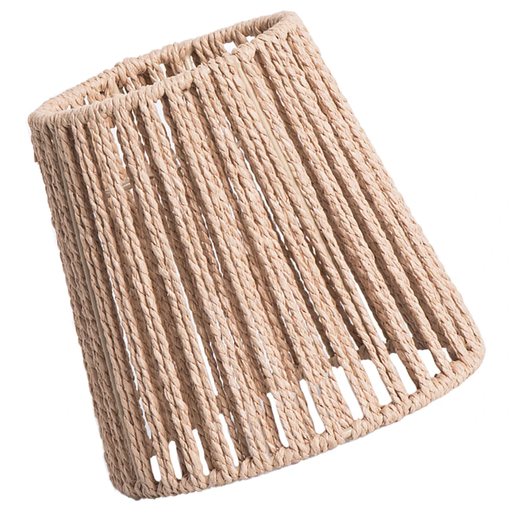 

1pcs Rope Lampshade Wicker Iron Cover Retro Decor Chandelier Light Shade Pendant Ceiling Lamp Shades Small Braided Long Lasting