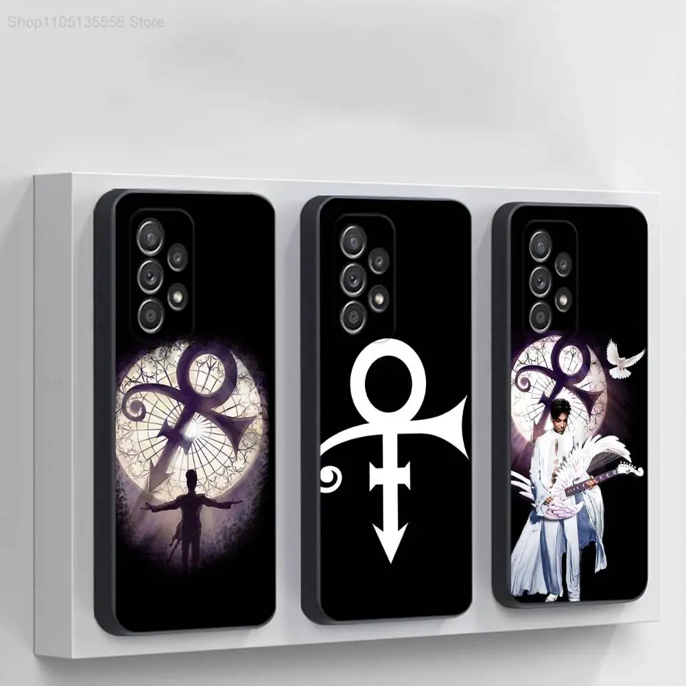

Singer P-Prince Rogers Nelson Phone Case For Samsung S 25,24,23,22,30,21,10,9,Ultra,Plus,Lite,FE,4,5G Black Soft Case