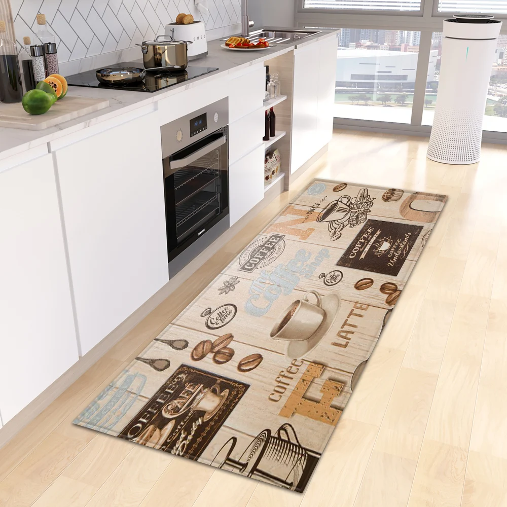 Kitchen Floor Mat Hallway Entrance Doormat Home Living Room Children Bedroom Decoration Long Carpet Bath Door Anti-Slip Foot Rug