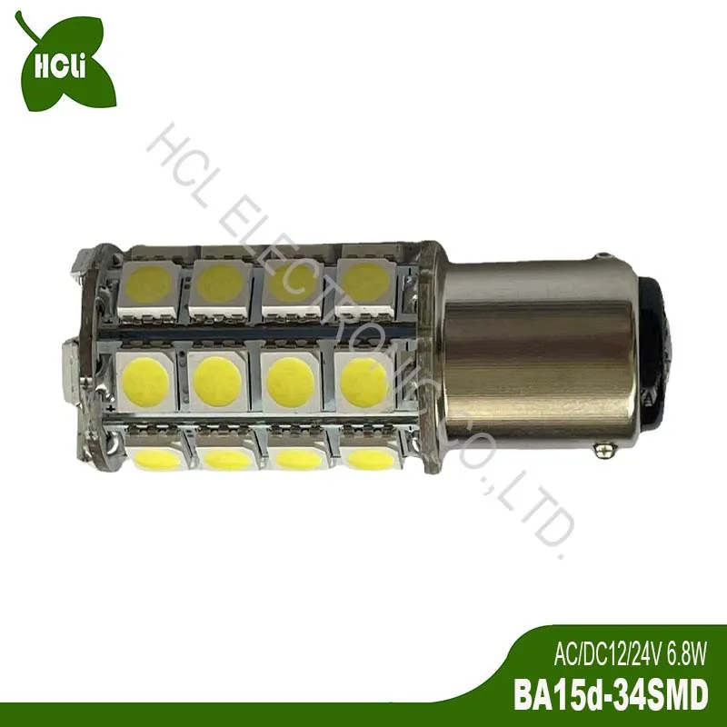 High quality 12V 24V 7W 1142 BA15d Led Bulb Ship Yacht MotorBoat Marine Lamp Signal Warning Beacon Light free shipping 5pcs/lot