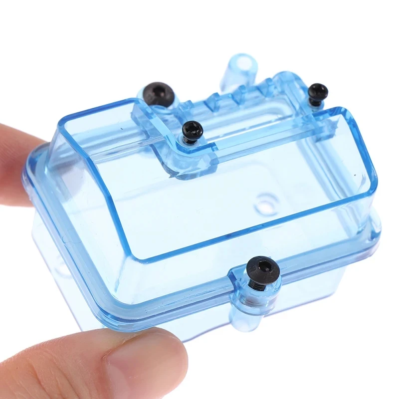 RC Remote Control Model Car Sealed Transparent Receiver Waterproof Box For Scx10 D90 Ring Strange 727 Thunder Devil