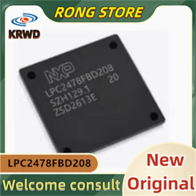 (2PCS)  LPC2478 LPC2468  New and Original Chip IC LPC2478FBD208  2478 LPC2468FBD208  2468 LQFP208