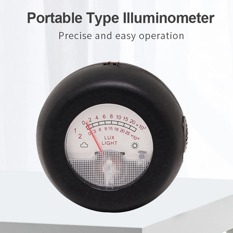 24-Hour Delivery 2 In 1 Illuminometers & Thermometer METER LUX Pointer Type Luxmeter Luminance Temperature Test Illuminometers