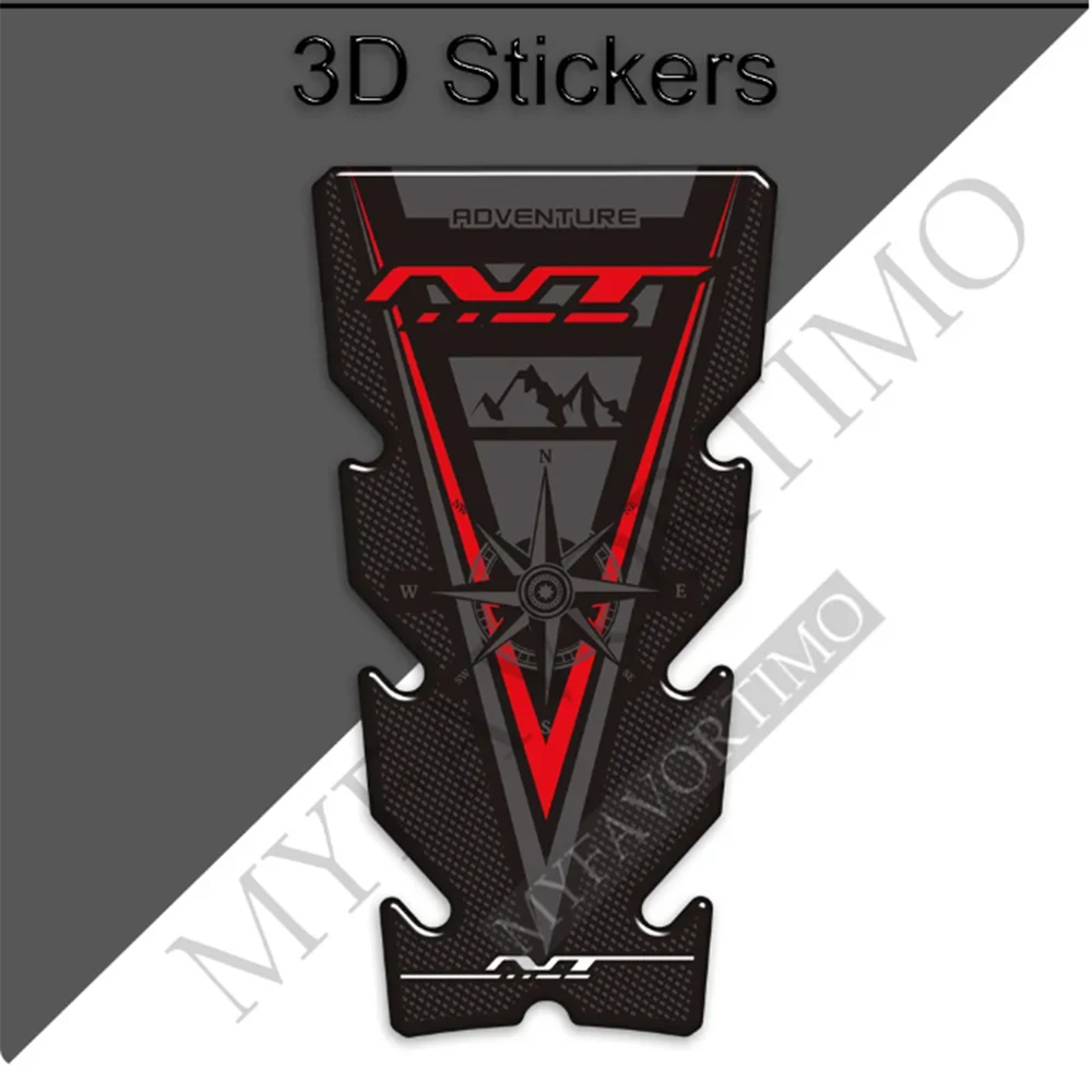 Motorcycle Adventure Stickers Decals Protector Tank Pad Gas Fuel Oil Kit Knee For Honda NT 650 700V 1000 1100 NT650 NT1100