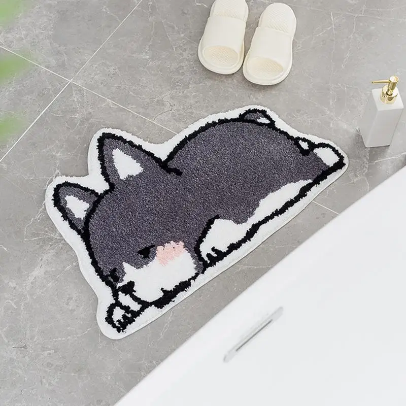 Quick Dry Rugs Fast Drying Cartoon Rugs For Bath Water Absorbing Bathroom Accessories For Bedroom Dining Room Entrance Hall