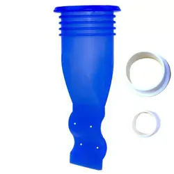 Anti Odor Floor Drain Core Navy Blue Drain Cover Round Shower Drainer One Way Valve Insect Prevention Bathroom Accessories