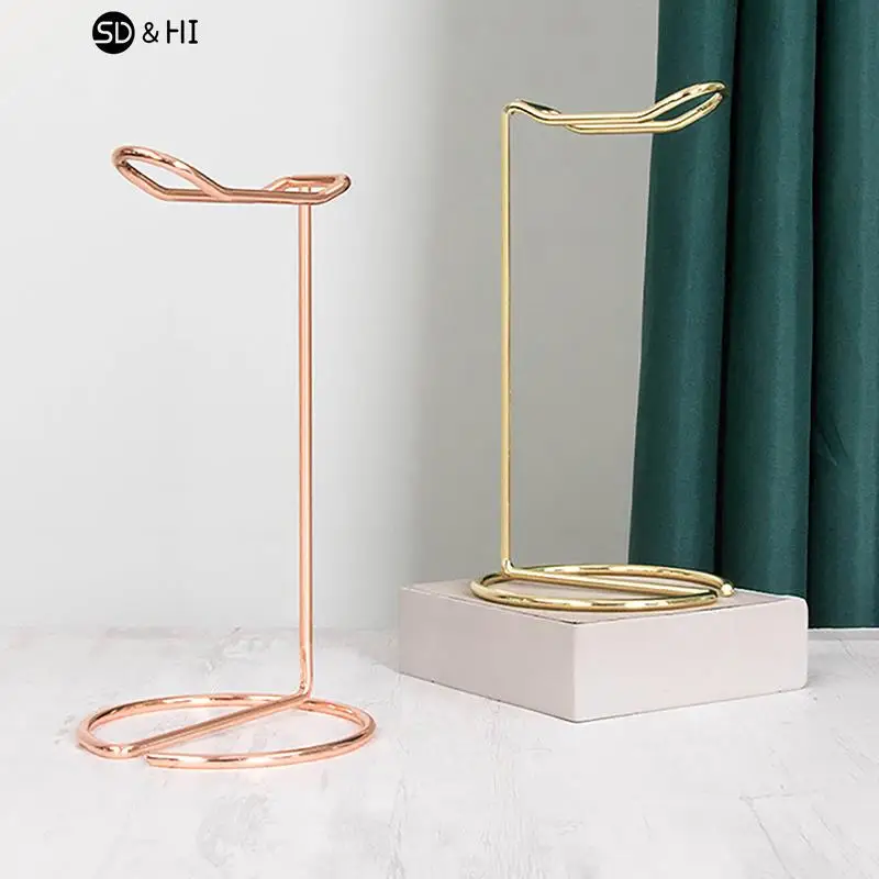 1pc Iron Line Headphone Stand Metal Support Headset Stand Rack Cute Bluetooth Wireless Headphones Holder Support Gamer Helmet