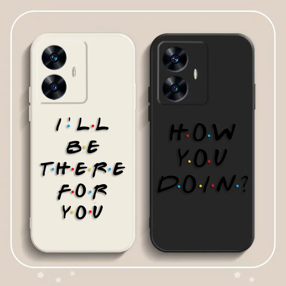

Coffee Friends TV SHOW Phone Case For Realme P35 C11 C12 C20 C30 C33 C55 C35 C53 C65 C63 C71 GT NEO 2 XT 20 NARAO 20 30 50 Case