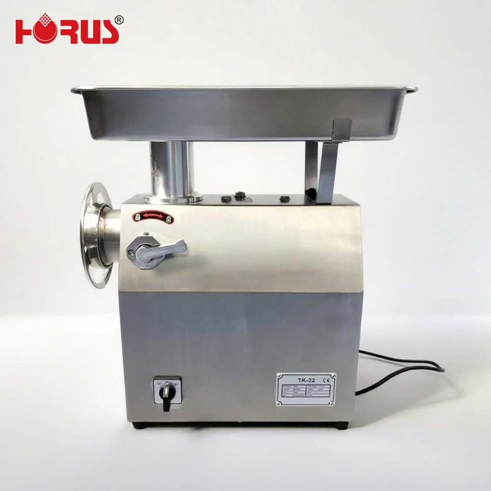 TK-12 Industrial Stainless Steel Electric Meat Grinder 850W High Efficiency Commercial Use Meat Processing Machine