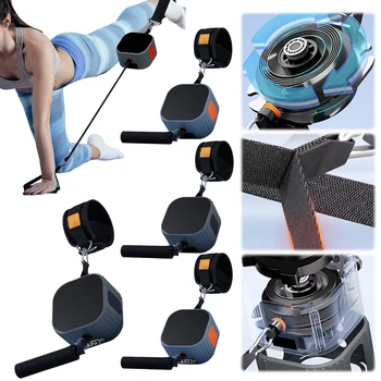 Fitness Pump Resistance Machine Multifunctional Strength Training Puller Adjustable Resistance with Counter for Gym Workout