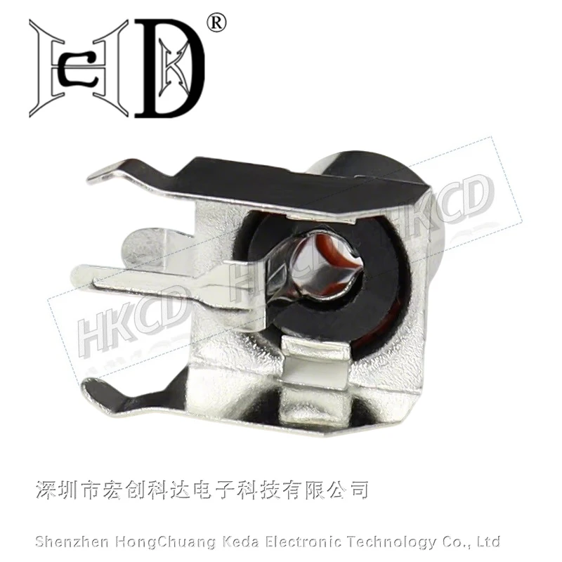 5pcs Same core socket 4-pin silver-plated pin metal head PCB welding audio video lotus stand AV1-8.4-3