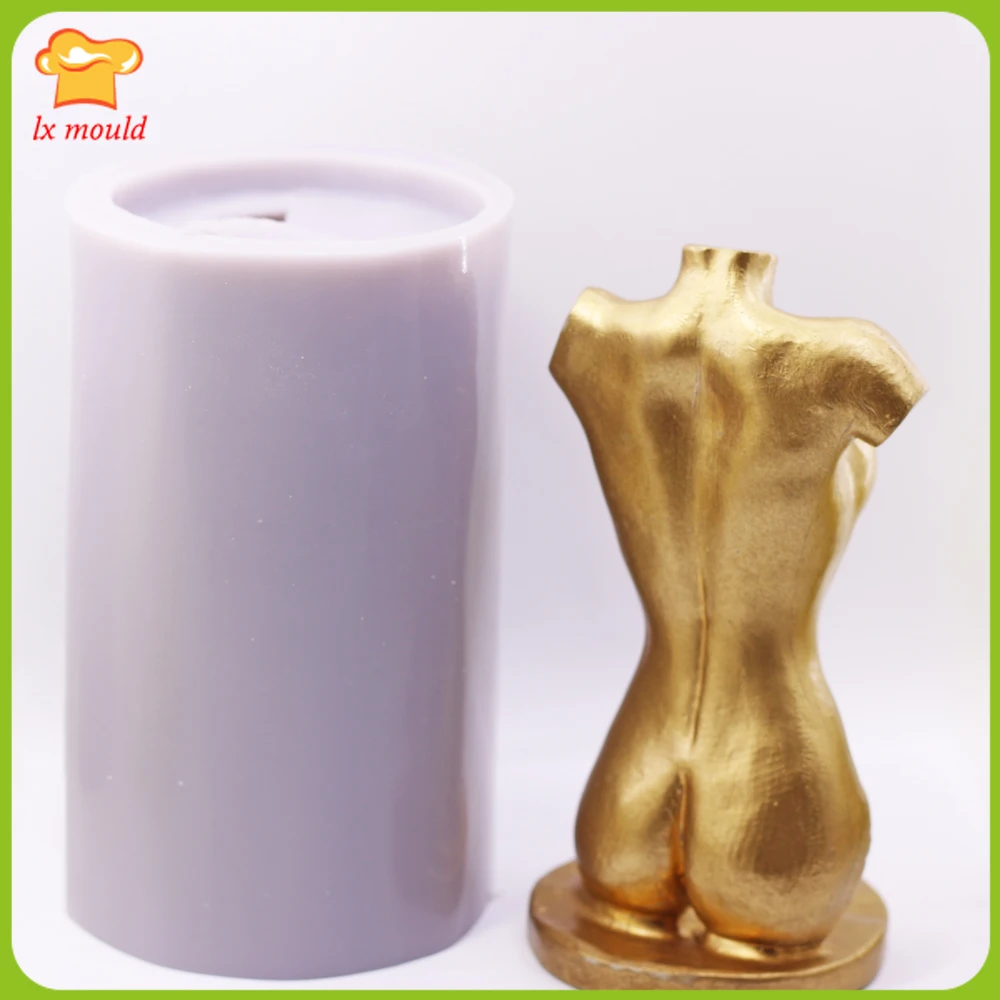 3D Body Silicone Candle Mold for Soap Wax Plaster - Female Craft Mould Home Decorative Items Maker