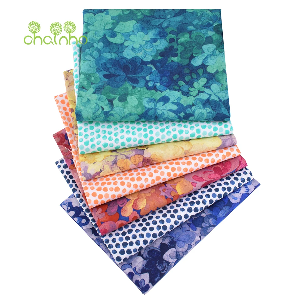 

Chainho,Printed Plain Weave Cotton Fabric,Patchwork Clothes,Handmade DIY Quilting Sewing Children's Craft,Cushions,Bags Material