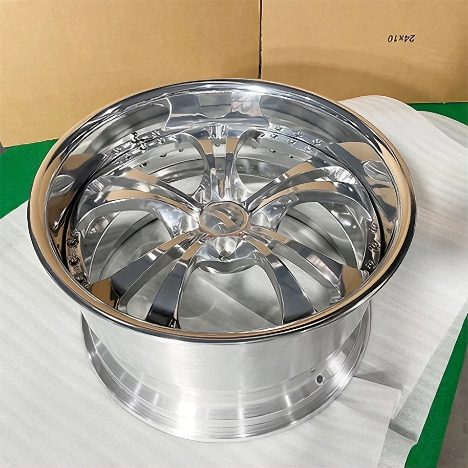 

Customized 18~ 24 inch forged alloy wheels, two-piece aluminum wheels, car wheels