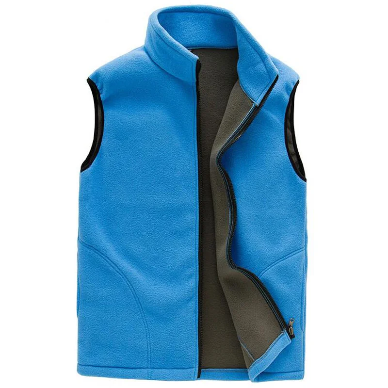 

Men Outdoor Fleece Warm Sleeveless Vest Autumn Winter Hiking Climbing Trekking Jackets Fishing Hunting Tactical Vests Gilet