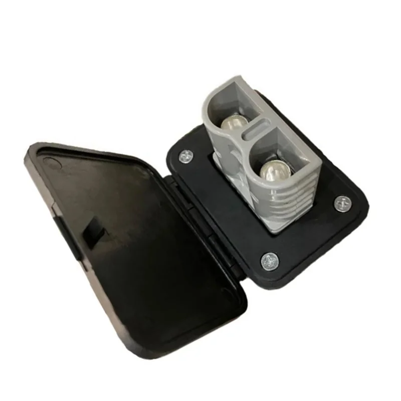 A21Q -120A For Anderson Plug Flush Mount Bracket Panel Bracket With Cover For Caravan 2 Stitches Automobile Ships Parts