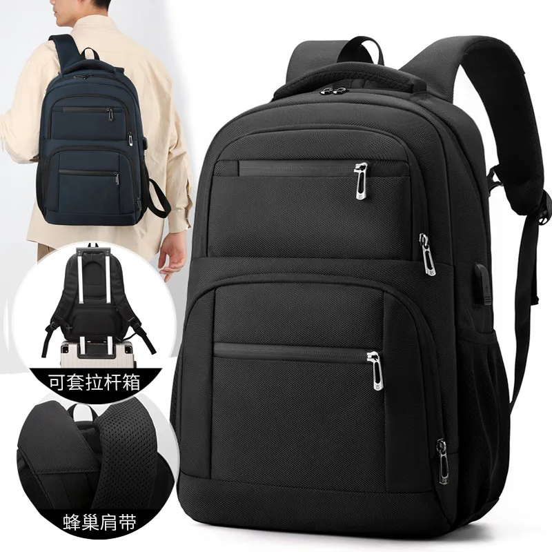 High-End Laptop Backpack for Men,Casual Student Commuter Travel Bag,Durable Daypack with Padded Compartment,Carry-On