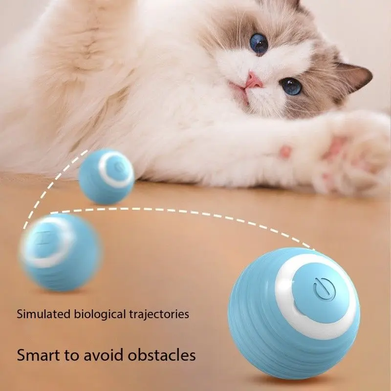 

Pet Ball Automatic Rolling Ball Smart Cat Toys Training Self-moving Cat Toys Smart Interactive Pet Toys