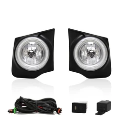 Led Fog Light for Mitsubishi TRITON L200 2015 2016 2017 2018 DRL Daytime Running Lamp Bumper Driving Headlights Wires Switch