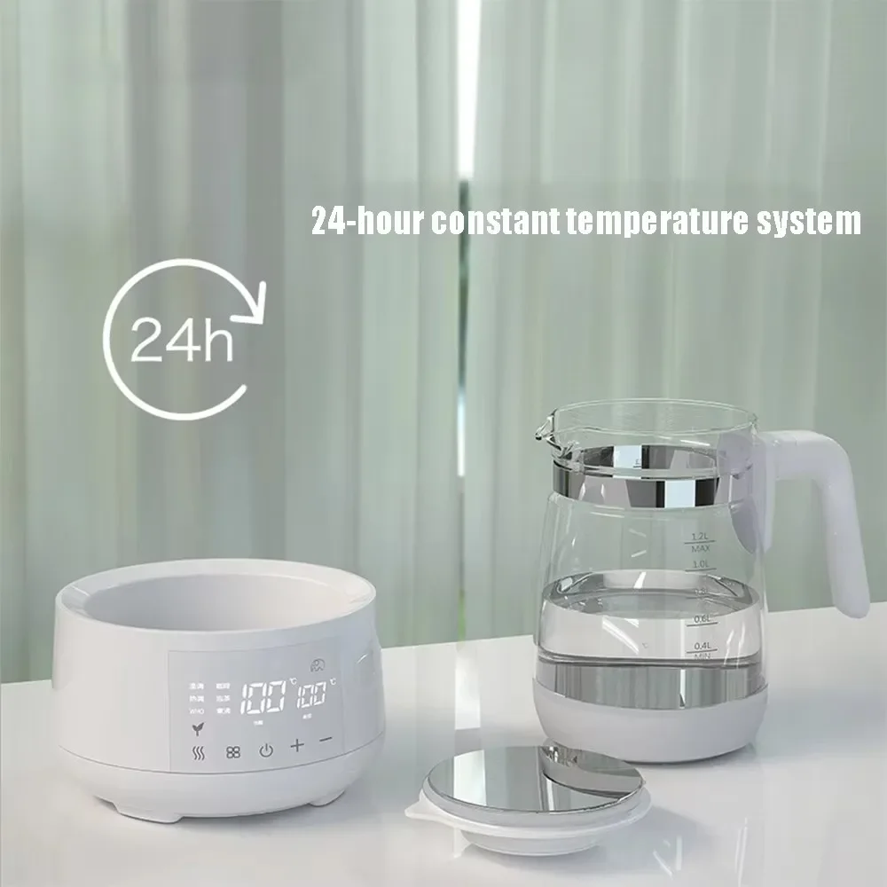 1.2L Infant Thermostatic Milk Regulator Kettle Hot Water Smart Insulation Pot Automatic Milk Warming Warm Milk