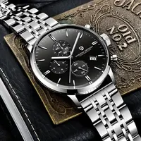 Reloj para hombre PAGANI DESIGN nuevo cronógrafo VK67 reloj de pulsera de cuarzo marca superior reloj deportivo de acero inoxidable resistente al agua relojes para hombre